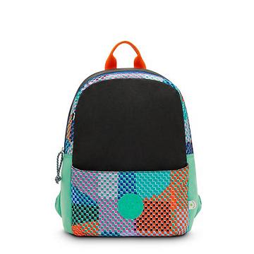 Kipling Sonnie 15" Backpack Laptoptassen Zwart Groen | BE 1668ZU